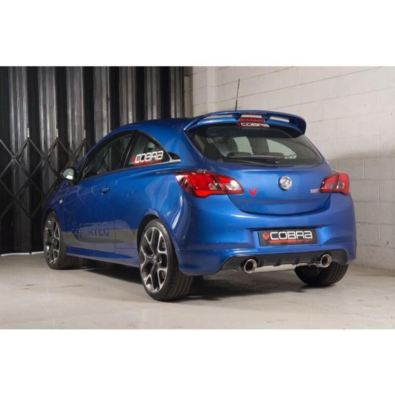 Ligne d'Echappement "Catback" Cobra pour Opel Corsa E OPC (15-18)