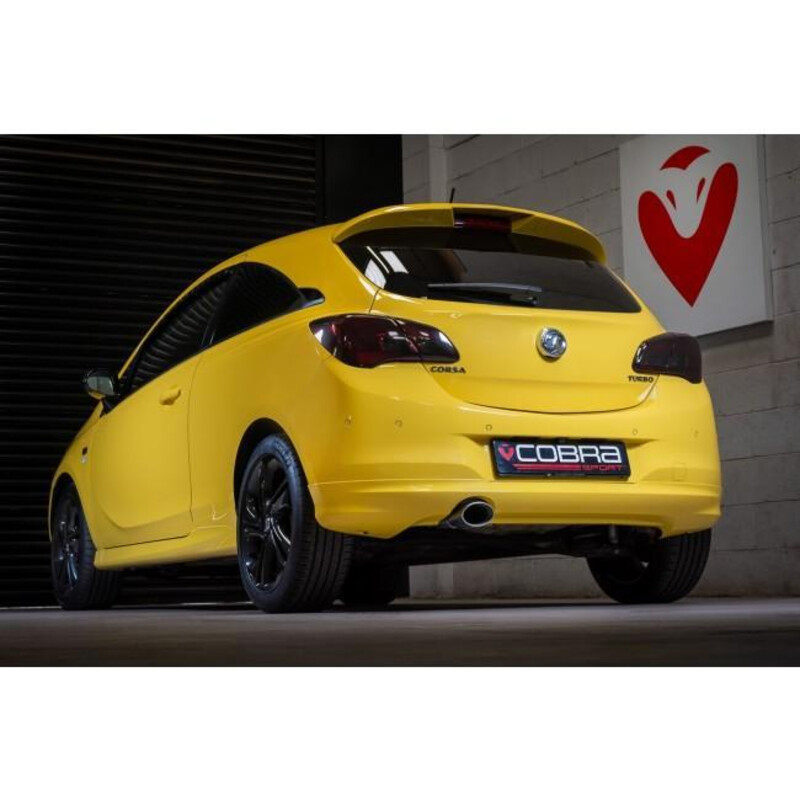 Silencieux "Venom Box Delete" Cobra pour Opel Corsa E 1.0L Turbo (15-19)