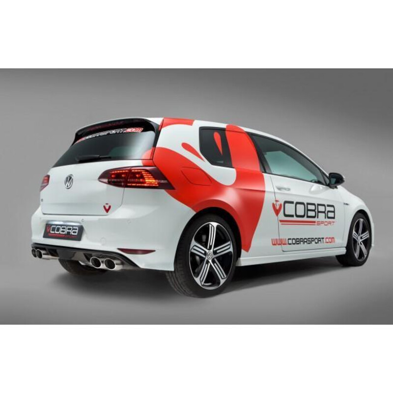Ligne d'Echappement Complète "Turboback" Cobra pour VW Golf 7.5 R (2018+)