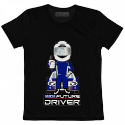 T-Shirt Enfant Sparco Future Driver - Noir