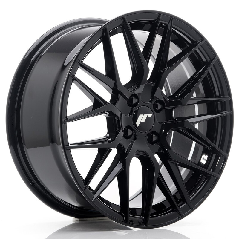 Japan Racing JR-28 17x8" 4x100 ET40, Noir Brillant