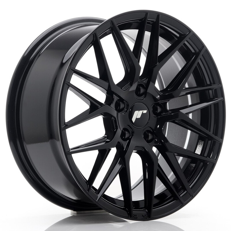 Japan Racing JR-28 17x8" 5x112 ET40, Noir Brillant