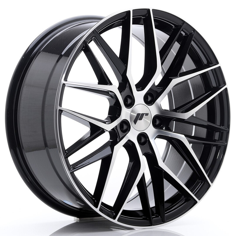 Japan Racing JR-28 20x8.5" 5x108 ET40, Noir Brillant / Poli
