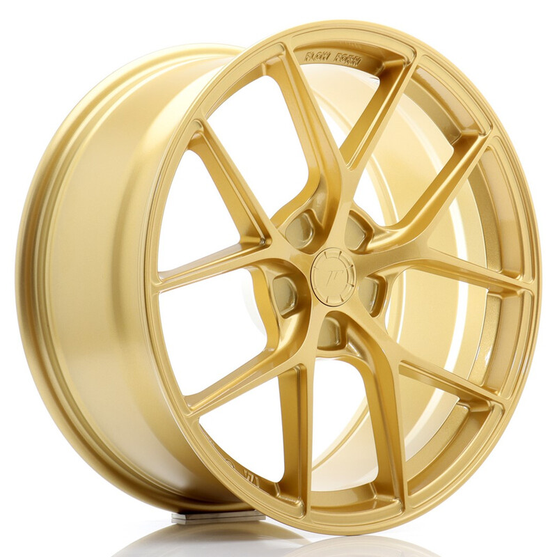 Japan Racing SL-01 Super Light 19x8.5" (5 trous - sur mesure) ET20-45, Doré