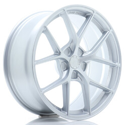 Japan Racing SL-01 Super Light 19x8.5" (5 trous - sur mesure) ET20-45, Gris Argenté