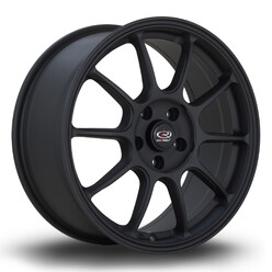 Rota SS10 17x7.5" 5x108 ET50, Noir Satiné