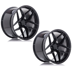Lot de 2 Concaver CVR2 20x12" 5x114.3 ET13, Noir Platine - Reconditionné