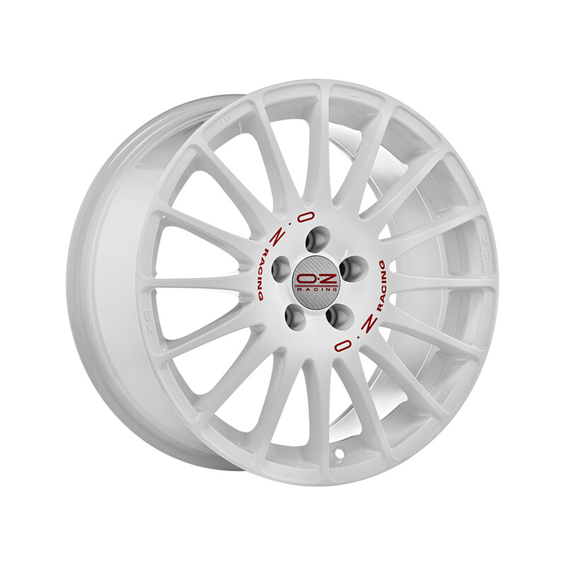 OZ Superturismo WRC 17x7" 5x114.3 ET45, Blanc