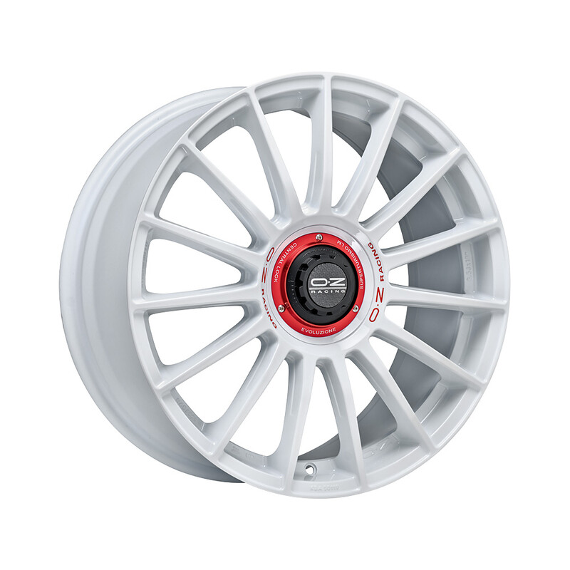 OZ Superturismo Evoluzione WRC 20x8.5" 5x112 ET30, Blanc