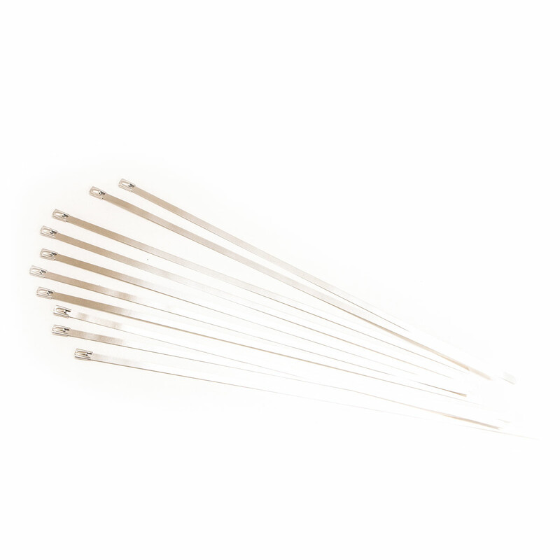 Bandelette Isolante Echappement (15m x 50mm) + Colliers Inox