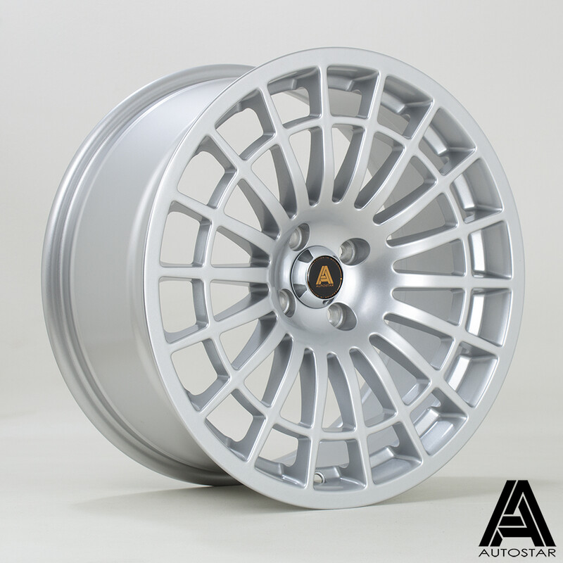 Autostar 500+ 17x8" 4x98 ET30, Gris Argenté
