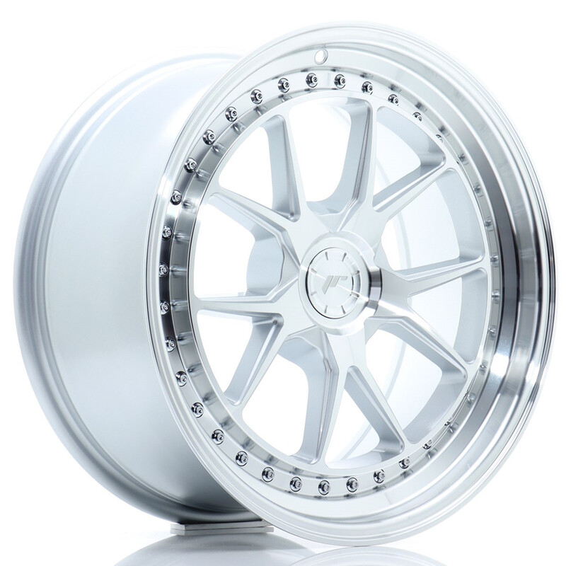 Japan Racing JR-39 18x8.5" (5 trous - sur mesure) ET15-35, Gris Argenté