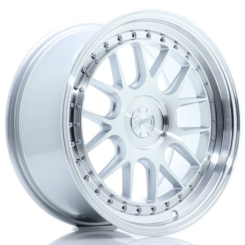 Japan Racing JR-40 18x8.5" (5 trous - sur mesure) ET35, Gris Argenté