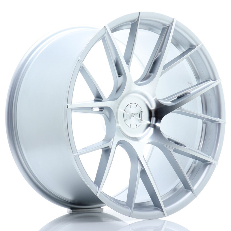 Japan Racing JR-42 20x11" (5 trous - sur mesure) ET20-35, Gris Argenté