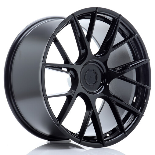 Japan Racing JR-42 20x10" (5 trous - sur mesure) ET35-42, Noir Brillant