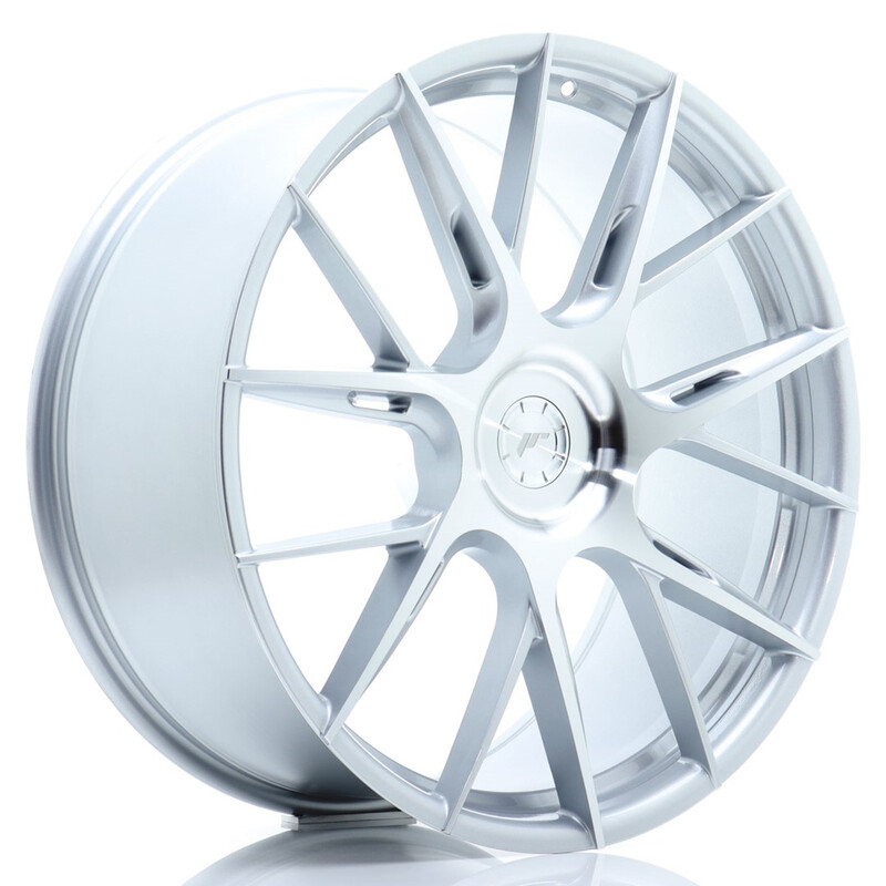 Japan Racing JR-42 22x10" (5 trous - sur mesure) ET20-54, Gris Argenté