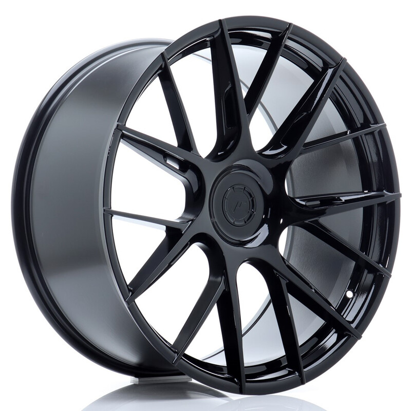Japan Racing JR-42 22x11" (5 trous - sur mesure) ET20-46, Noir Brillant