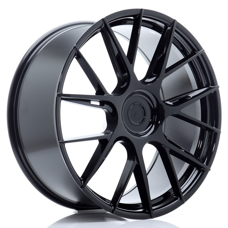 Japan Racing JR-42 22x9" (5 trous - sur mesure) ET20-42, Noir Brillant