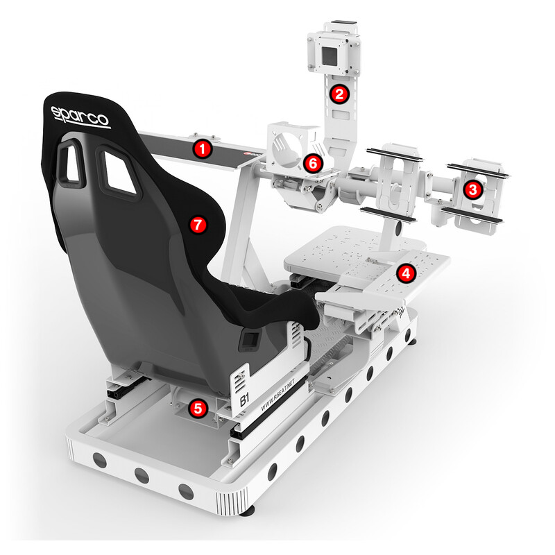 Cockpit RSeat B1 Blanc