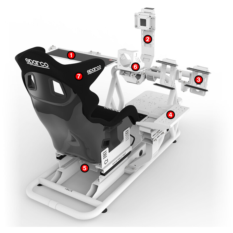 Cockpit RSeat C1 Blanc