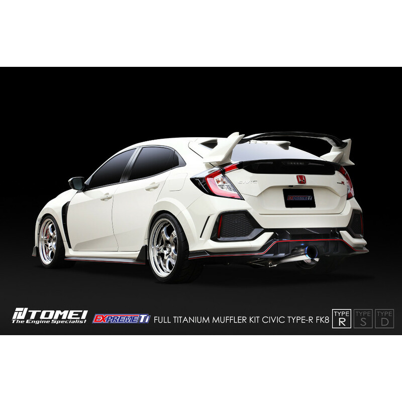 Ligne d'Echappement Tomei Expreme Ti Type-R pour Honda Civic Type R FK8