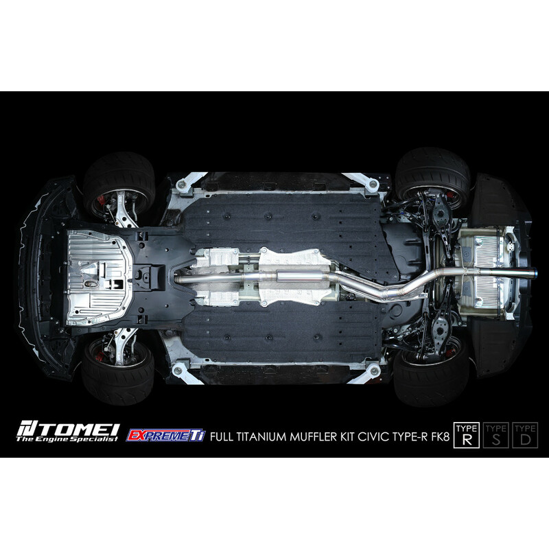 Ligne d'Echappement Tomei Expreme Ti Type-R pour Honda Civic Type R FK8