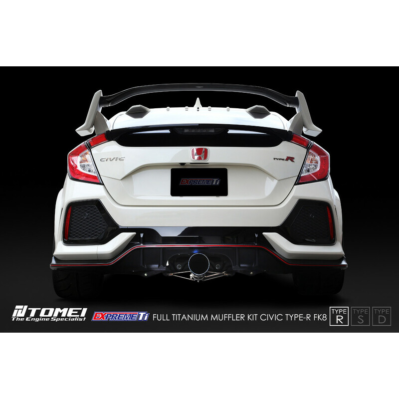 Ligne d'Echappement Tomei Expreme Ti Type-R pour Honda Civic Type R FK8