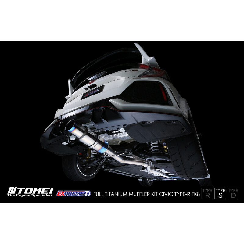 Ligne d'Echappement Tomei Expreme Ti Type-S pour Honda Civic Type R FK8