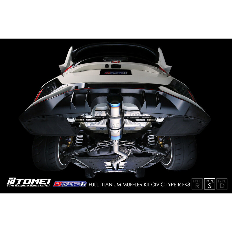 Ligne d'Echappement Tomei Expreme Ti Type-S pour Honda Civic Type R FK8