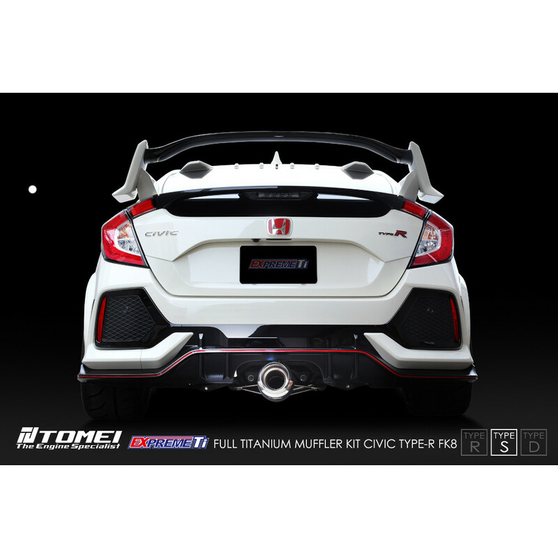 Ligne d'Echappement Tomei Expreme Ti Type-S pour Honda Civic Type R FK8
