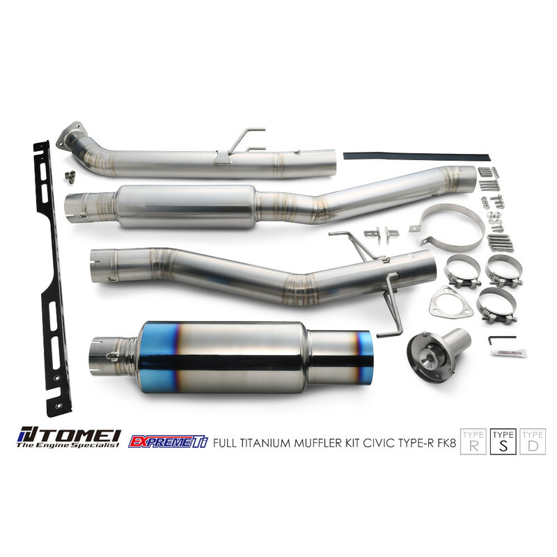 Ligne d'Echappement Tomei Expreme Ti Type-S pour Honda Civic Type R FK8