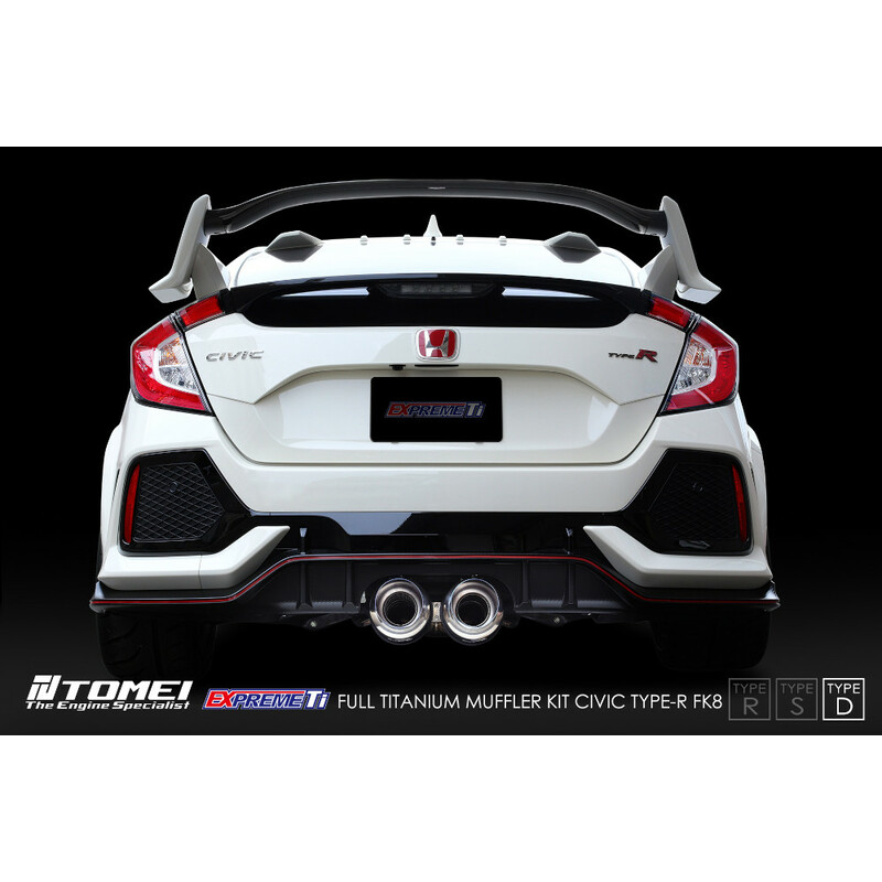Ligne d'Echappement Tomei Expreme Ti Type-D pour Honda Civic Type R FK8