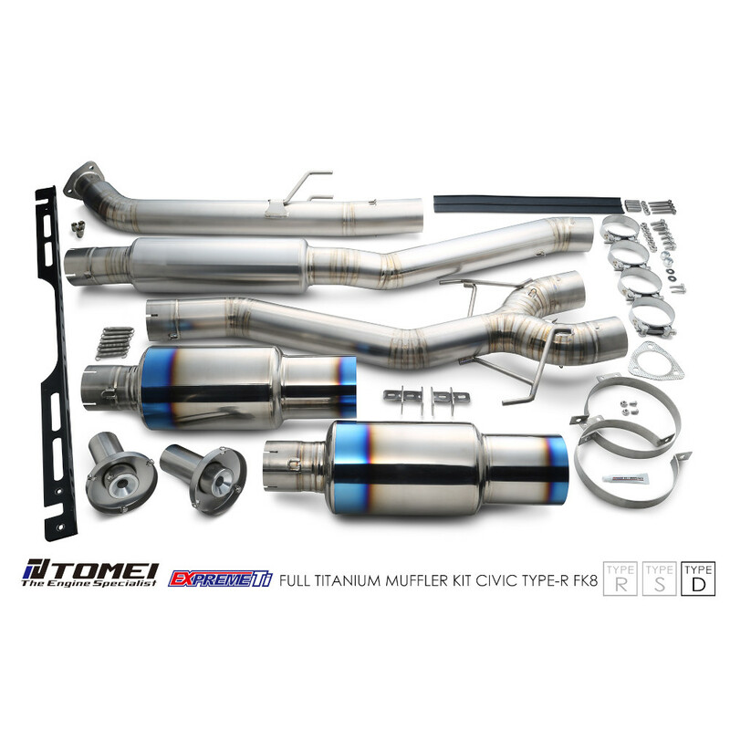 Ligne d'Echappement Tomei Expreme Ti Type-D pour Honda Civic Type R FK8