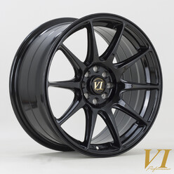 Rota BDR 17x8.25" 4x100/108 ET30, Noir Brillant