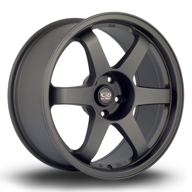 Rota Grid 18x8.5" 5x110 ET35, Noir Mat