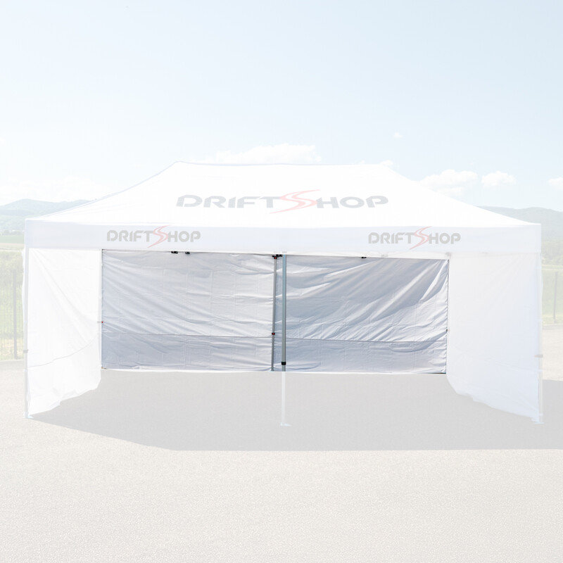 Cloison 6 m pour Tonnelle DriftShop Blanche (Paroi Tente Paddock)