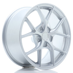 Japan Racing SL-01 Super Light 17x9" (5 trous - sur mesure) ET20-50, Gris Argenté / Poli