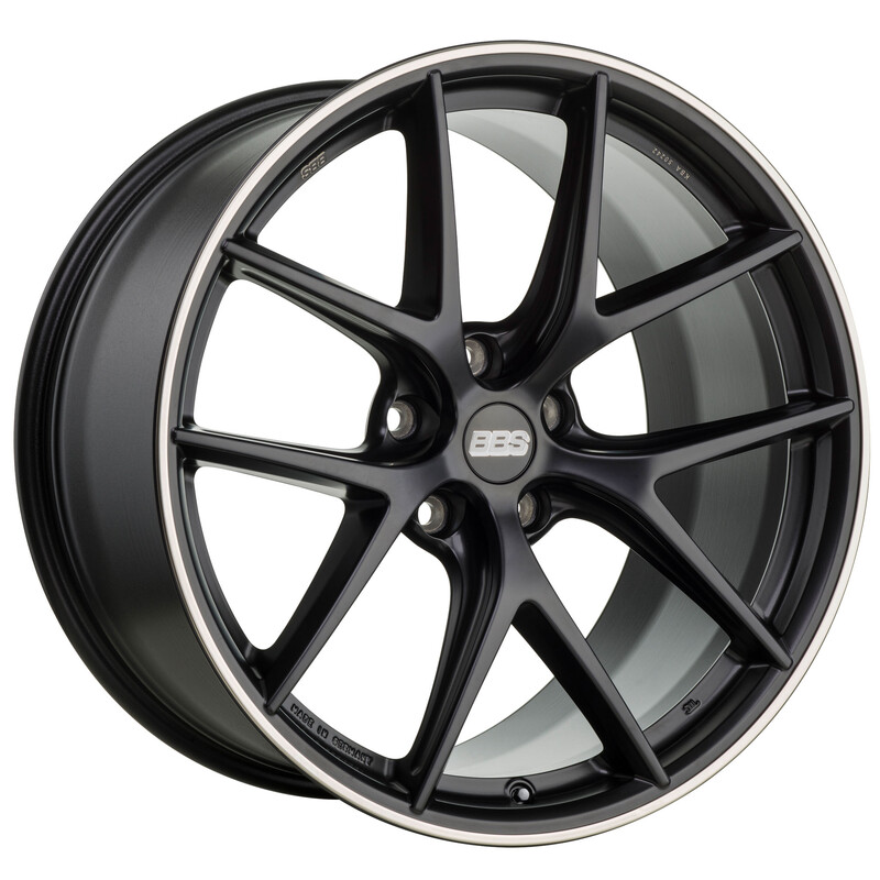 BBS CI-R 20x11.5" 5x120 ET52, Noir Satiné