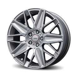 Momo Evoluzione 18x8" 4x108 ET30, Titane & Gris Mat