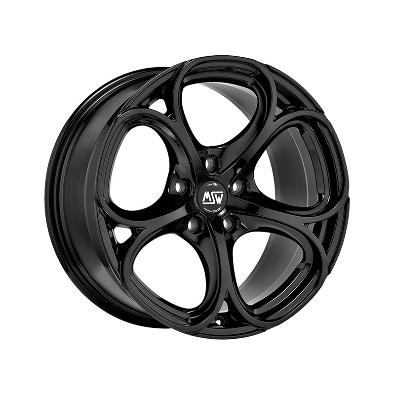 MSW 82 18x8" 5x112 ET35, Noir Brillant