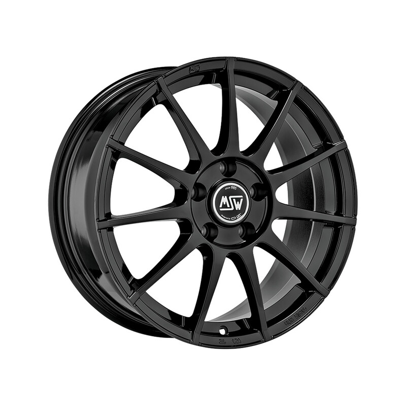 MSW 85 16x6.5" 5x108 ET42, Noir Brillant