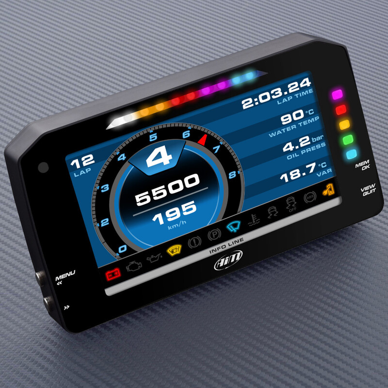 Afficheur Data Logger AiM MXP avec Module GPS