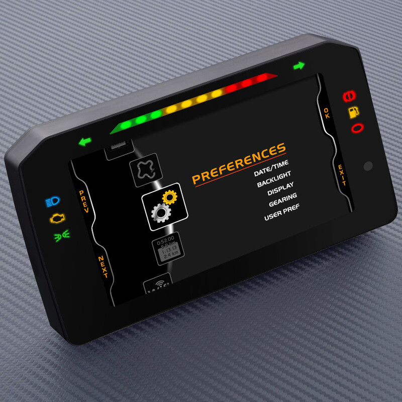 Afficheur Data Logger AiM MX2E pour Lotus Elise & Exige, S2 & S3