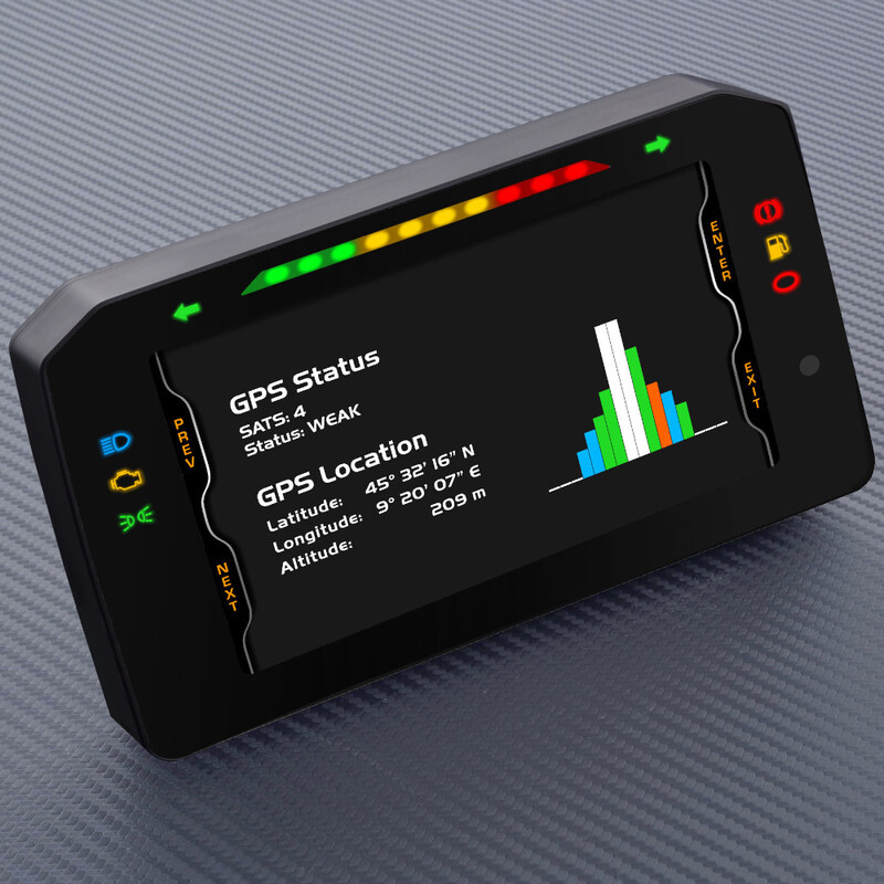 Afficheur Data Logger AiM MX2E pour Lotus Elise & Exige, S2 & S3