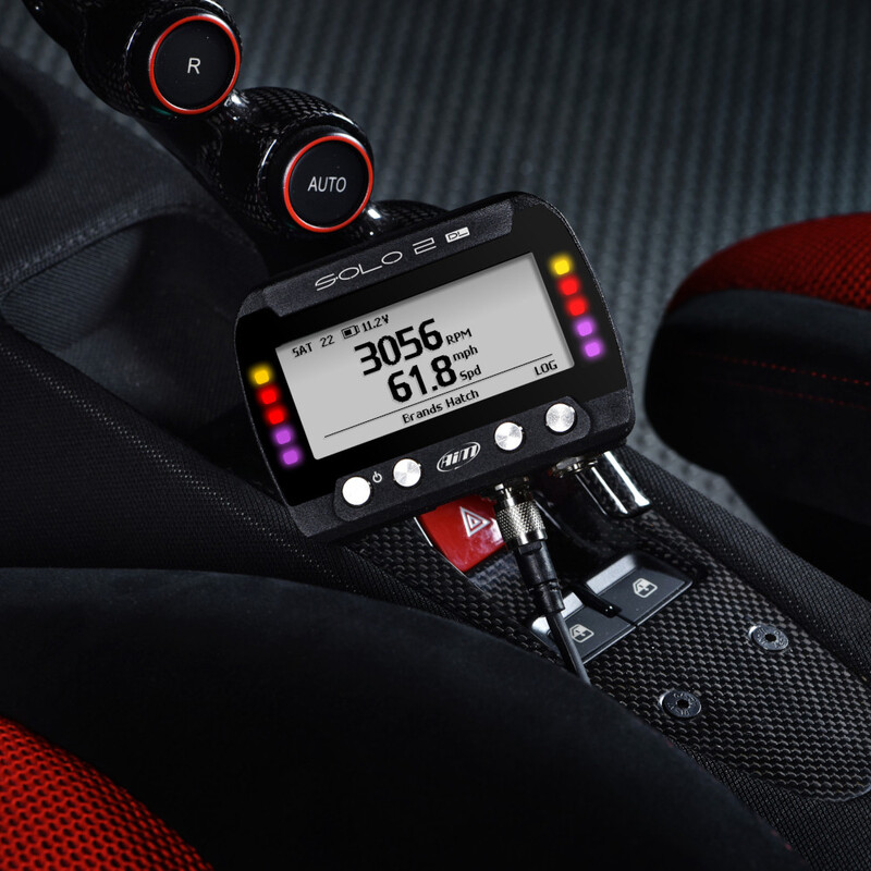 Chronomètre GPS AiM Solo 2 DL avec Entrée ECU