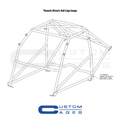 Arceau Historique Custom Cages à Souder pour Ford Escort MK1 (Barres de Portes Droites) - FIA