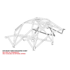 Arceau Multipoints Custom Cages à Souder pour BMW E46 Berline - FIA