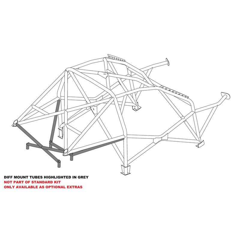 Arceau Multipoints Custom Cages V2 à Souder pour BMW E46 Berline - FIA