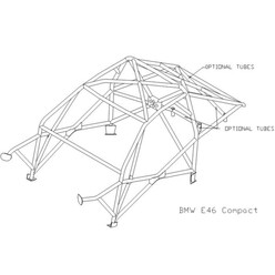 Arceau Multipoints Custom Cages à Souder pour BMW E46 Compact - FIA