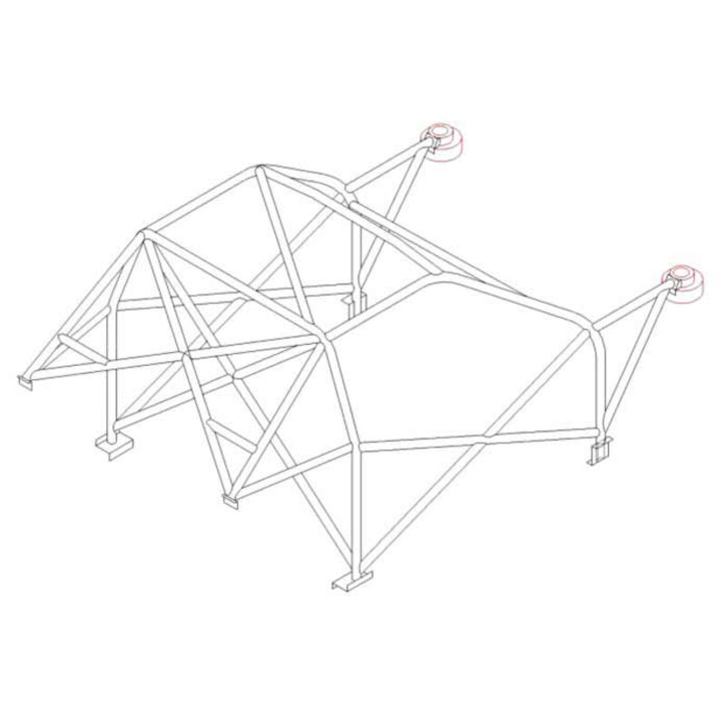 Arceau\u0020Multipoints\u0020Custom\u0020Cages\u0020\u00E0\u0020Souder\u0020pour\u0020Ford\u0020Fiesta\u0020MK3\u0020\u002D\u0020FIA